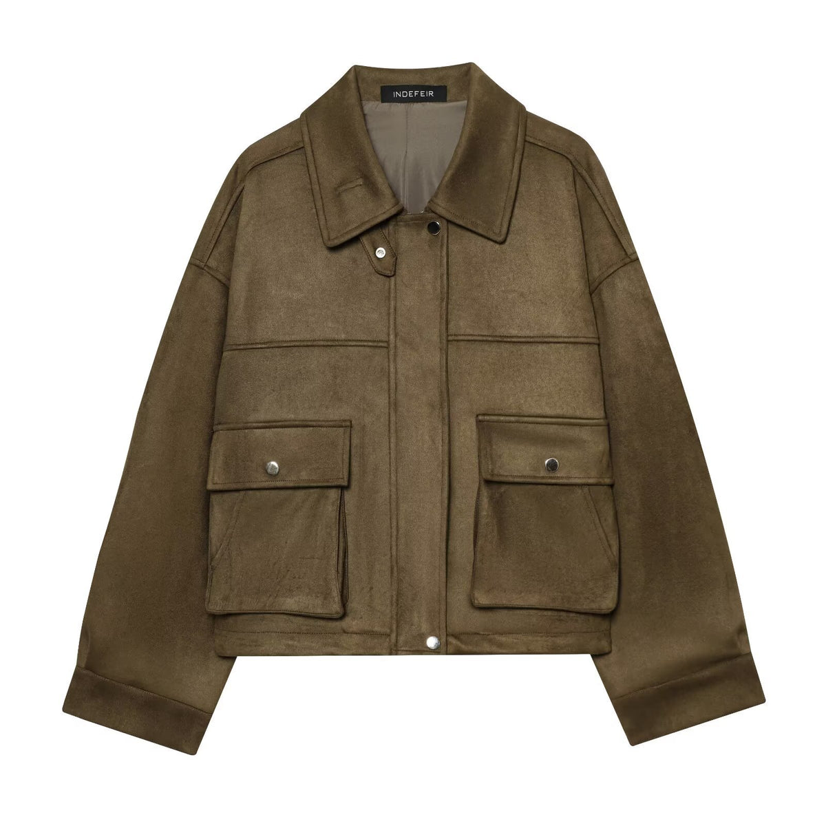 Leather pilot jacket for women | MuddyStock Originals