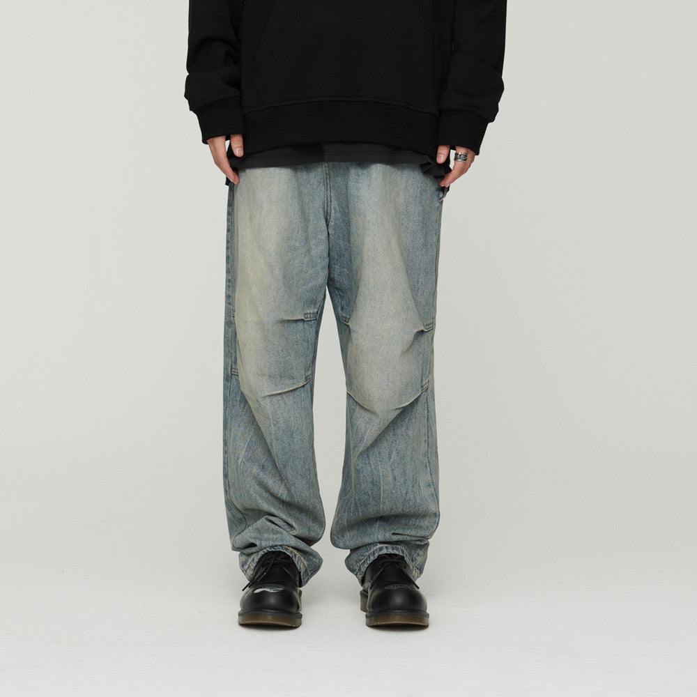 Light Wash Grey Denim Jeans For Men MuddyStock All Products