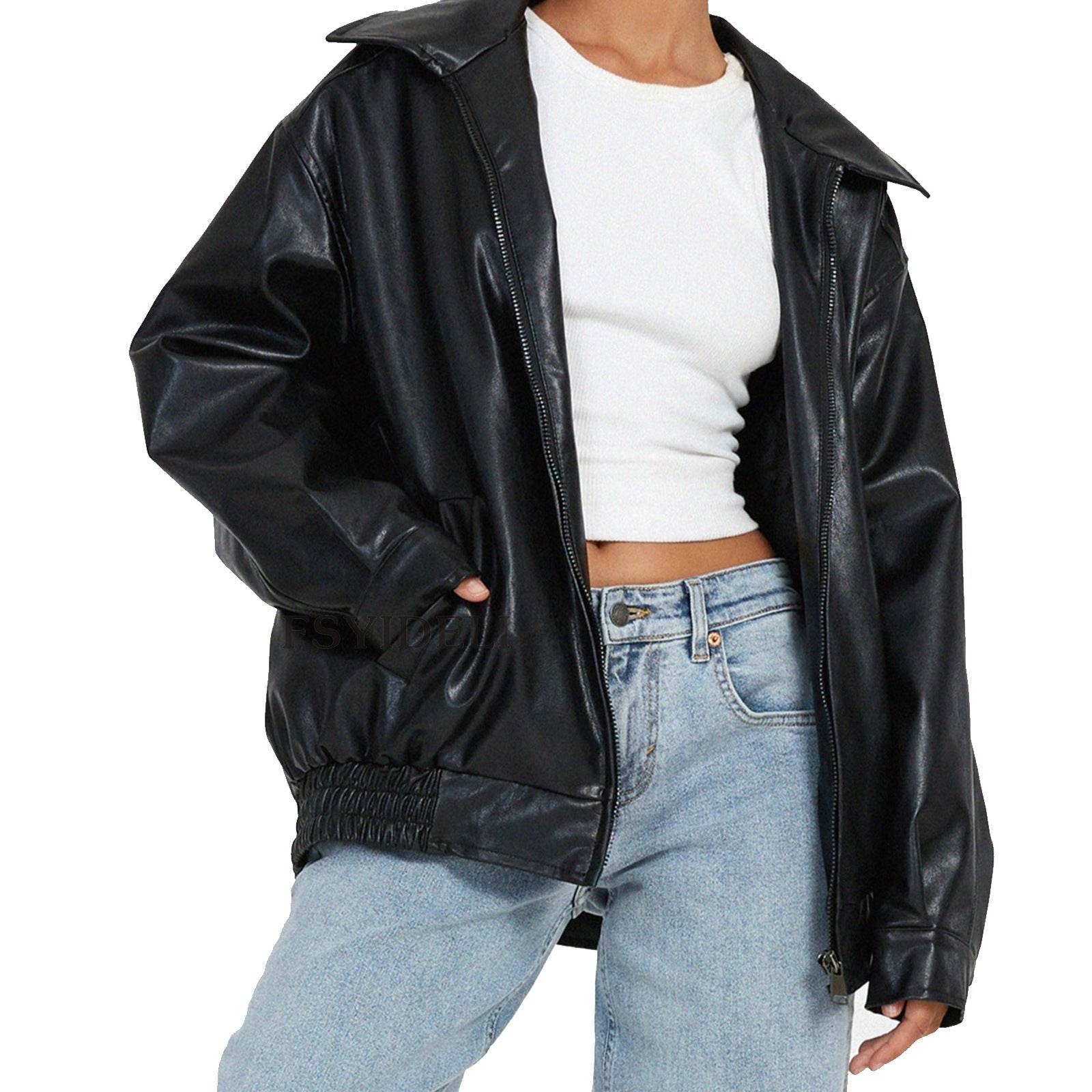 Leather Coat For Women MuddyStock
