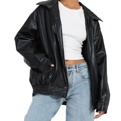 Leather Coat For Women MuddyStock