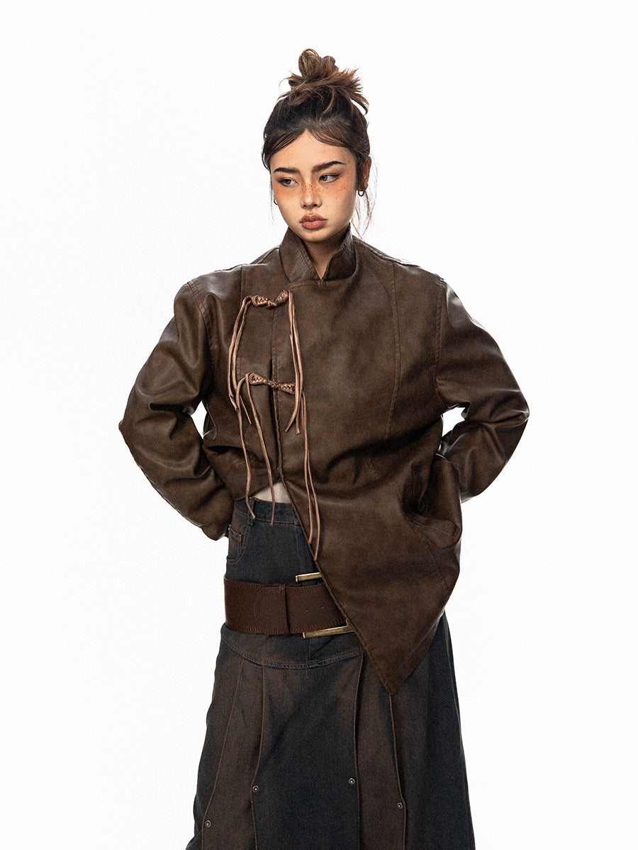 Men's And Women's American-style Niche PU Leather Jacket All Products