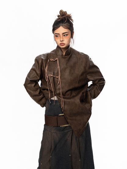 Men's And Women's American-style Niche PU Leather Jacket All Products