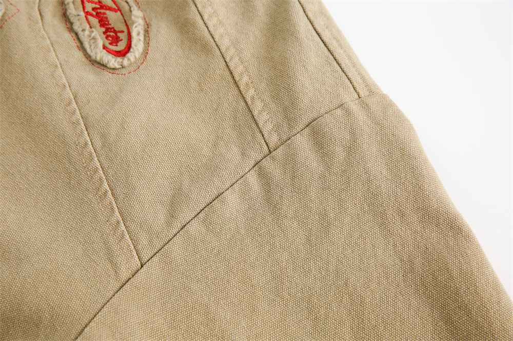 American Retro Workwear Canvas Jacket For Men And Women MuddyStock