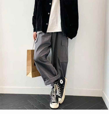 Loose Straight Casual Wide-leg Boys Overalls MuddyStock