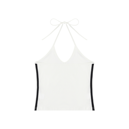 Women's Color Block Halter Crop Tank Top | MuddyStock Originals