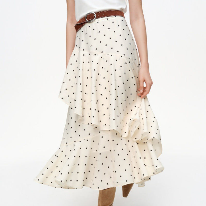 Summer New Irregular Ruffle Hem Skirt For Women All Products