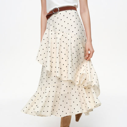 Summer New Irregular Ruffle Hem Skirt For Women All Products