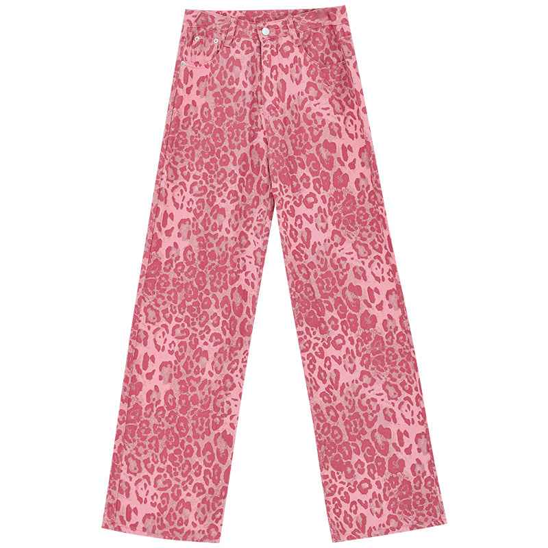 Leopard Pattern Jeans For Women | MuddyStock Originals Pink MuddyStock