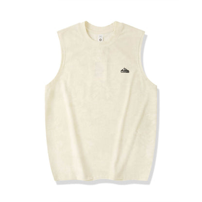 Men's Fashion Loose Casual Sports Wild Vest Apricot MuddyStock