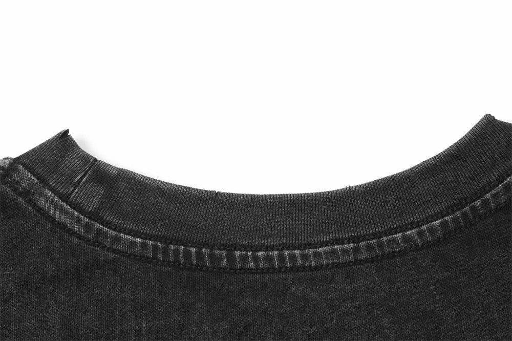 Distressed Letter Print Vest Men's Upperwear MuddyStock