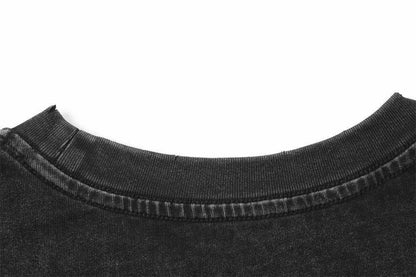 Distressed Letter Print Vest Men's Upperwear MuddyStock