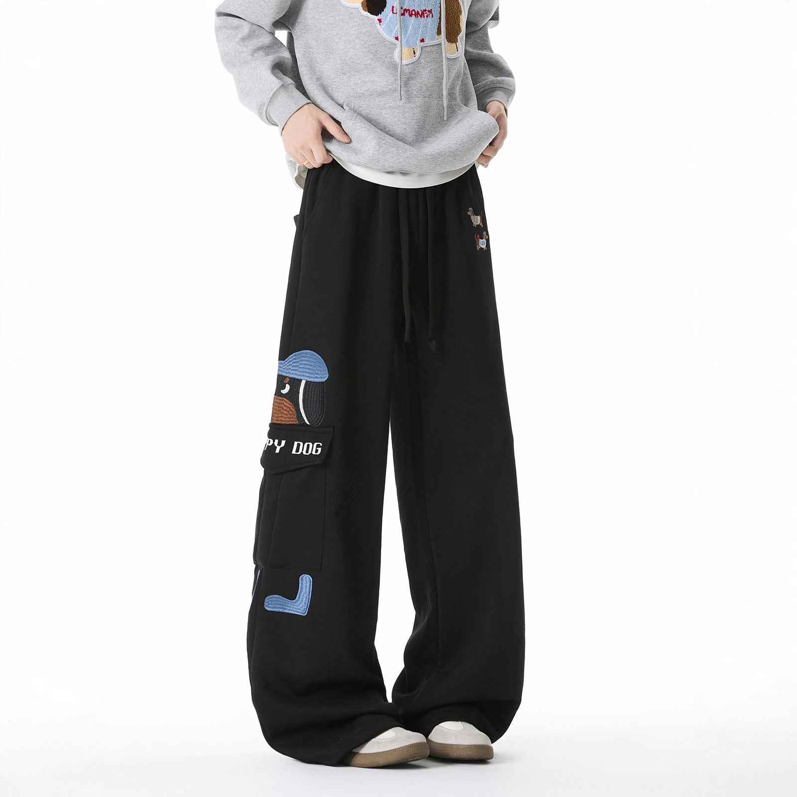 Dog Embroidery Sweatpants For Women | MuddyStock Originals MuddyStock