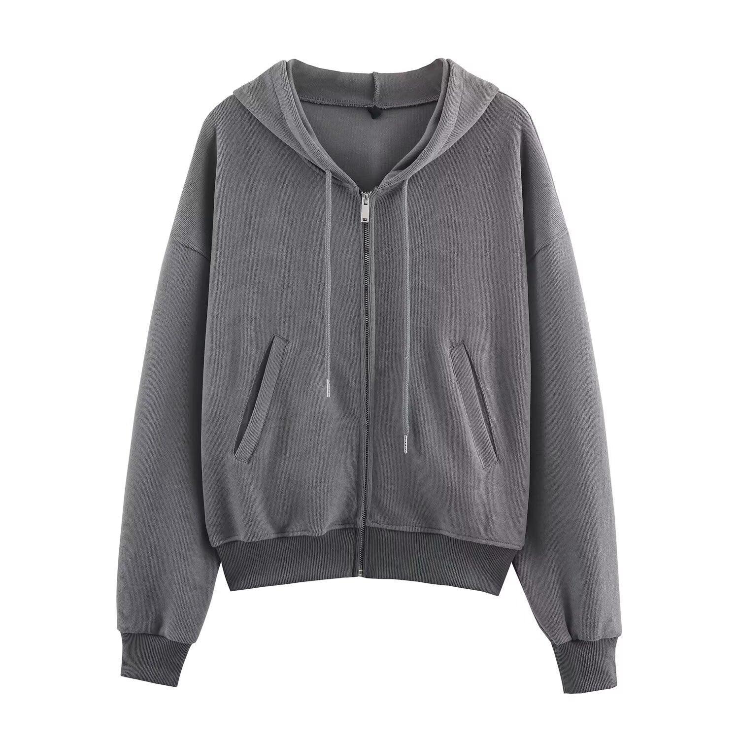 Ribbed hooded sweatshirt+straight leg pants for women | MuddyStock Originals