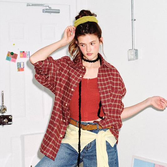 Loose checkered shirt for women | MuddyStock Originals eprolo