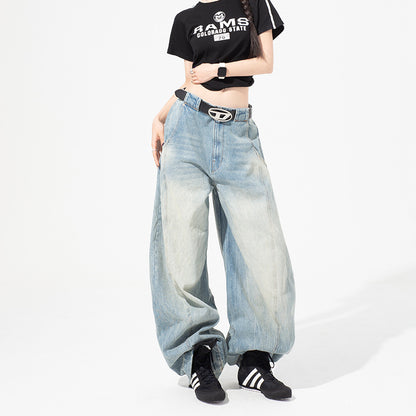 Retro Loose Denim Pants For Women | MuddyStock Originals MuddyStock