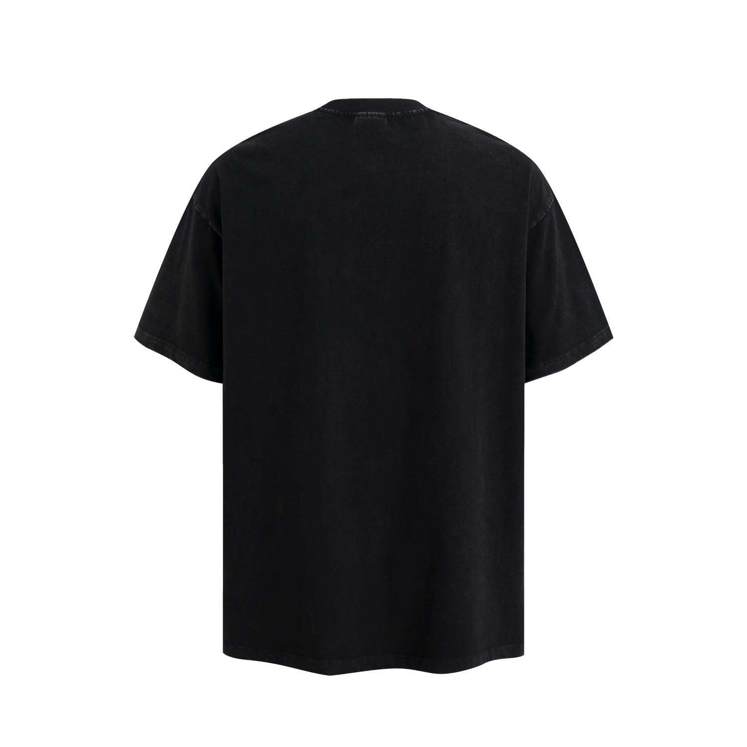 High Street Style Washed Vintage Character Letter Print Short Sleeve T-Shirt For Men | MuddyStock Originals MuddyStock