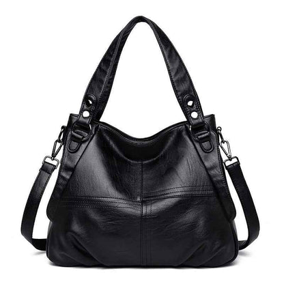 Large capacity shoulder crossbody handbag Black