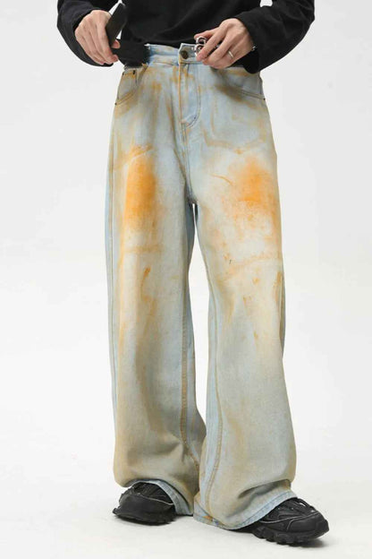Waste Soil Wide Leg Jeans For Men | MuddyStock Originals MuddyStock