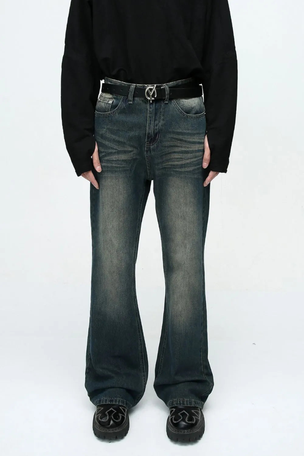 Bootcut Jeans with Pockets For Men | MuddyStock Originals Dark MuddyStock