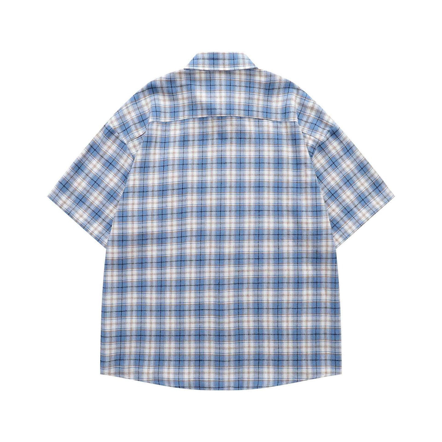 Plaid short sleeved shirt for men | MuddyStock Originals