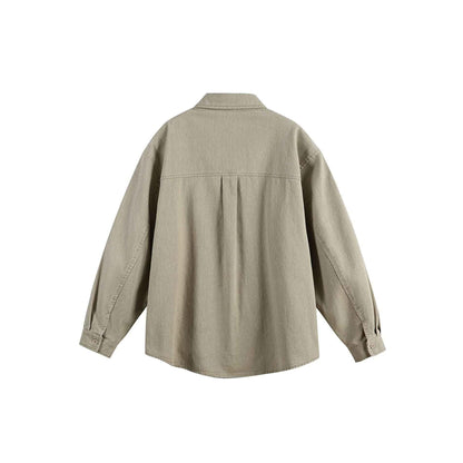Loose Casual Versatile Denim Shirt For Men | MuddyStock Originals