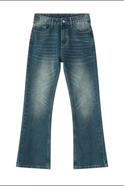 Mid Rise Jeans with Pockets For Men | MuddyStock Originals French Blue MuddyStock