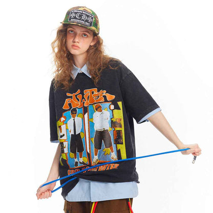 Women's Old Fashion Cotton T-shirt null