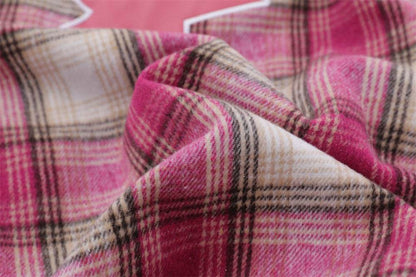 Embroidered Plaid Coat For Women MuddyStock