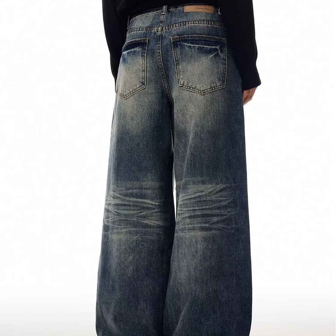 Straight-leg Loose-fit Jeans For Men