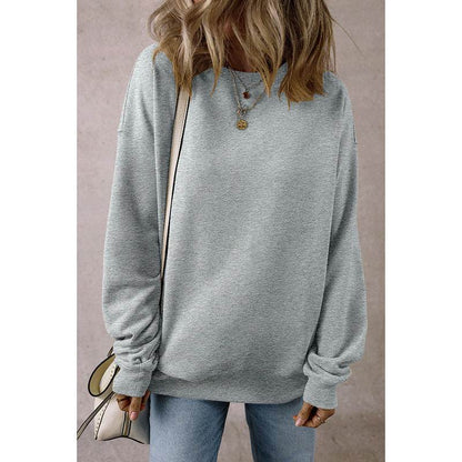 European And American Loose Oversize Laid-back Long Sleeve Sweater Women MuddyStock