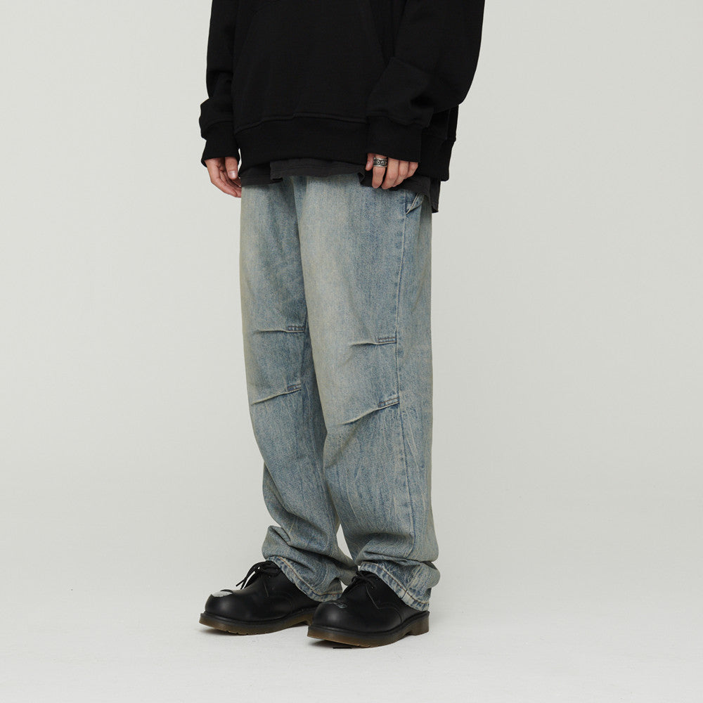 Light Wash Grey Denim Jeans For Men MuddyStock All Products