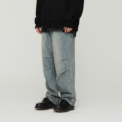 Light Wash Grey Denim Jeans For Men MuddyStock All Products