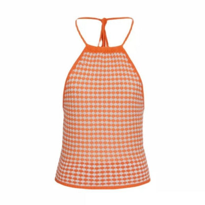 Ladies Sleeveless Knitted Top MuddyStock