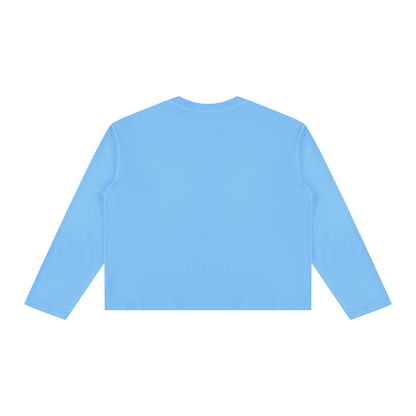 Vintage Wash Long Sleeve Boxy T-Shirt For Men | MuddyStock Originals
