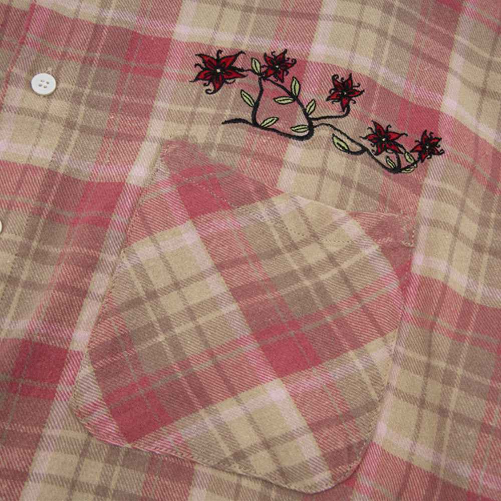 American Retro Plaid Shirt For Women MuddyStock