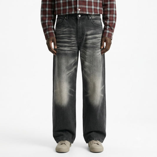Grinding old denim pants for men | MuddyStock Originals