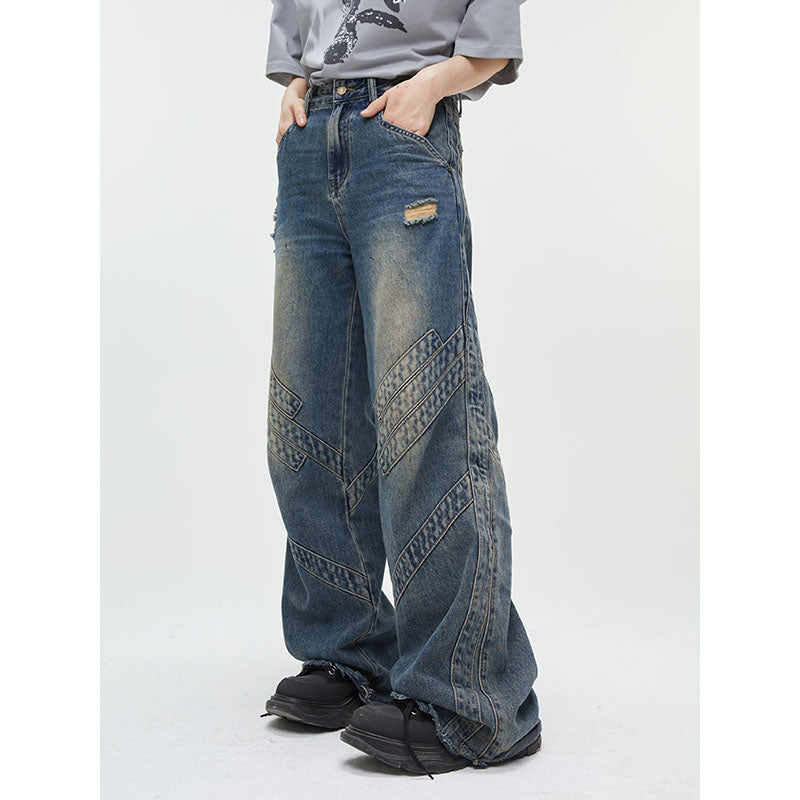 Ripped Jeans For Men Blue