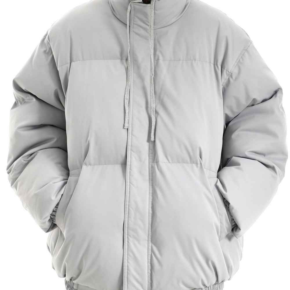 Winter Retro Loose Plain Jacket For Men MuddyStock