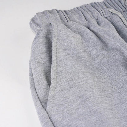 Autumn Sports Style Elastic Waistband Lace-up Casual Trousers MuddyStock