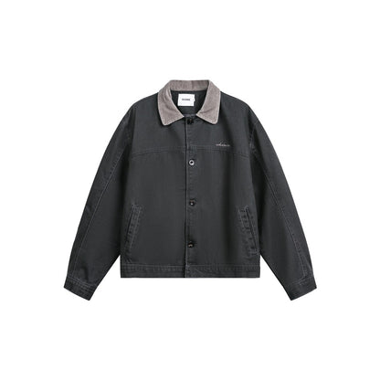 Men's Retro Workwear Jacket Dark Gray MuddyStock All Products