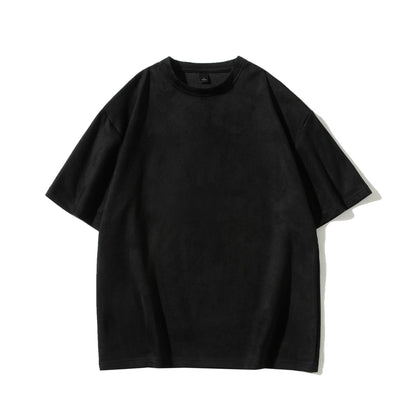 American Retro Short Sleeve T-shirt For Men And Women Graphite Black MuddyStock