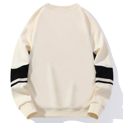 Mens Fashion Print Crew Neck Sweatshirt MuddyStock