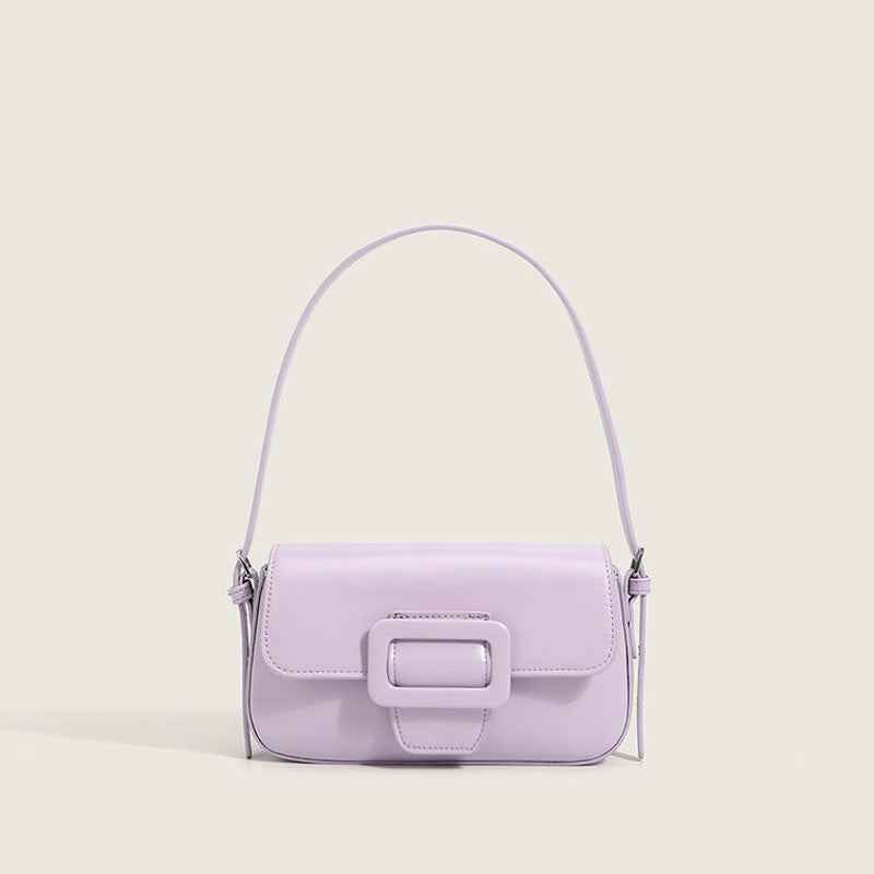 Niche French Underarm Shoulder Bag For Women All purple