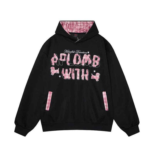 Long Sleeve Streetwear Hoodie For Women | MuddyStock Originals Black