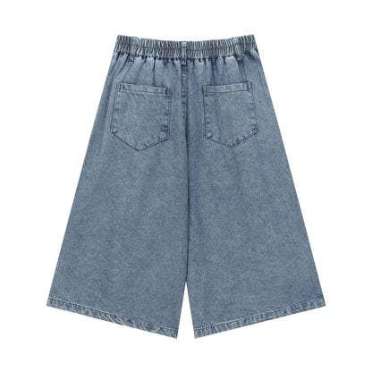 Cartoon embroidered shorts for women | MuddyStock Originals