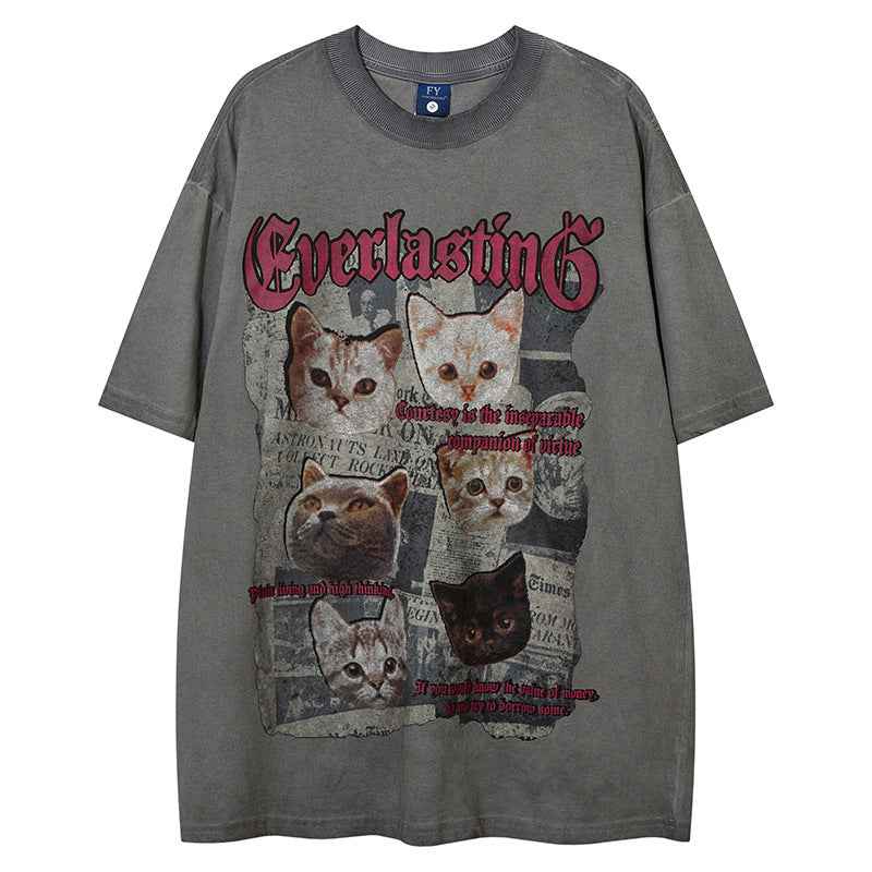 Short Sleeve Oversize T-Shirt For Women | MuddyStock Originals Gray MuddyStock