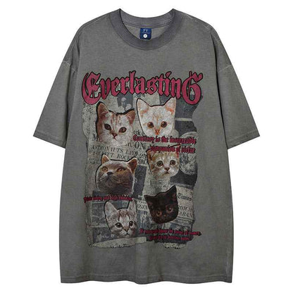 Short Sleeve Oversize T-Shirt For Women | MuddyStock Originals Gray MuddyStock