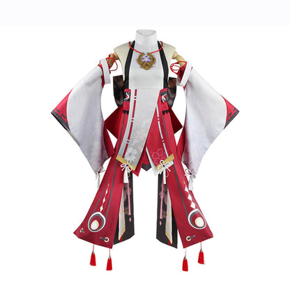 The God Eightfold God Child Costume For Halloween Genshin Yae Kamiko suit