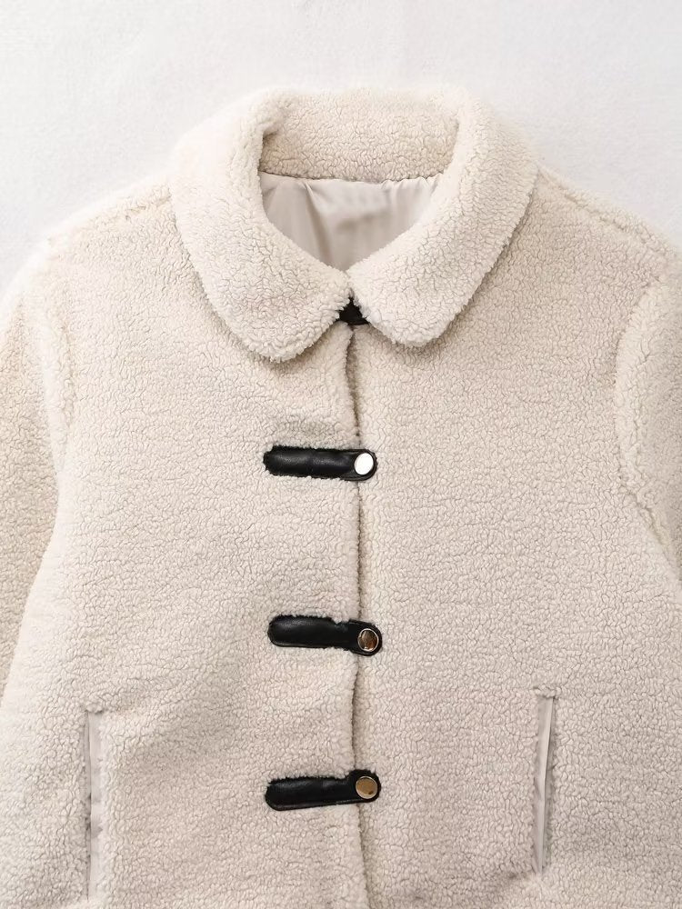 Fashionable All-match Fleece Short Jacket All Products