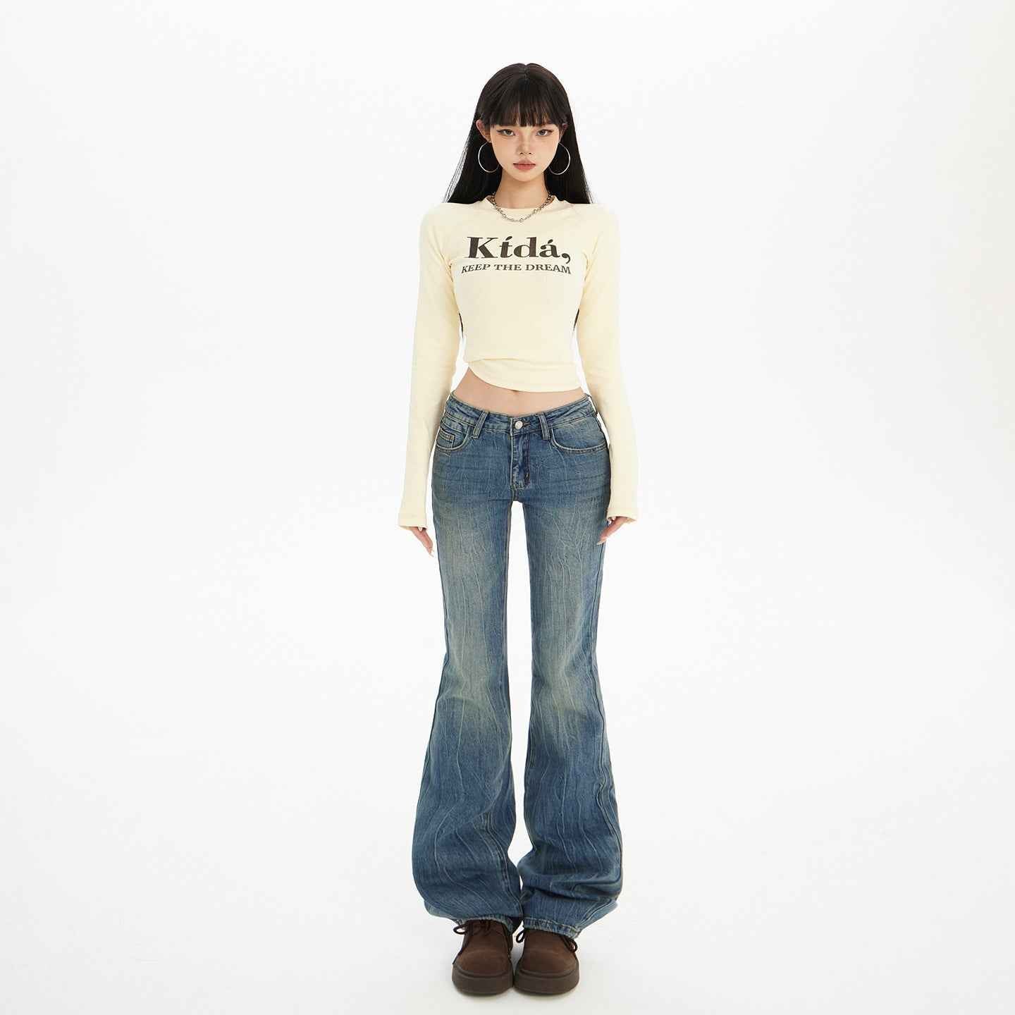 Low Waist Denim Pants for Women | MuddyStock Originals MuddyStock